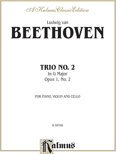 Piano Trio No. 2 - Opus 1, No. 2 in G Major
