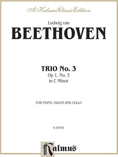 Piano Trio No. 3 in C Minor, Opus 1, No. 3