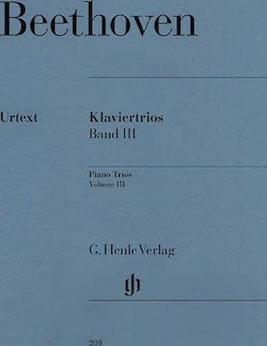Piano Trios - Volume III