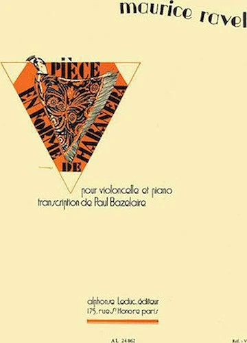 Piece En Forme De Habanera (cello)