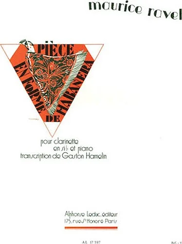 Piece en Forme de Habanera Clarinette Sib et Piano