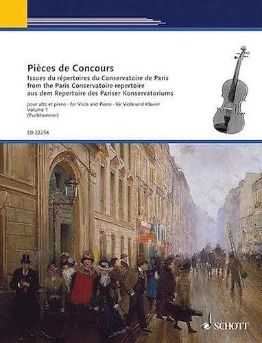 Pieces de Concours - Volume 1 - from the Paris Conservatoire Repertoire for Viola