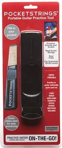PocketStrings 4 Fret: Portable Guitar Practice Tool