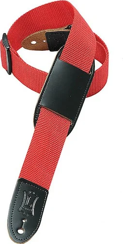 Polypropylene Guitar/Ukulele Strap - Red/Black Ribbon - Youth Series - Model M8PJ