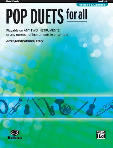 Pop Duets for All (Revised and Updated): Playable on Any Two Instruments or Any Number of Instruments in Ensemble