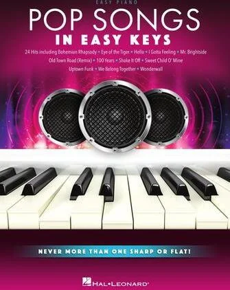 Pop Songs - In Easy Keys - Never More Than One Sharp or Flat!