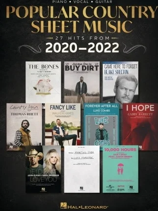 Popular Country Sheet Music - 27 Hits from 2020-2022