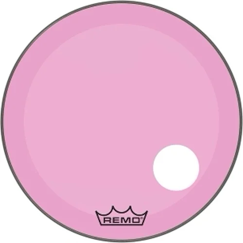 Powerstroke P3 Colortone(TM) Pink Skyndeep Drumhead with 5 inch. Offset Hole - Bass Resonant 26"