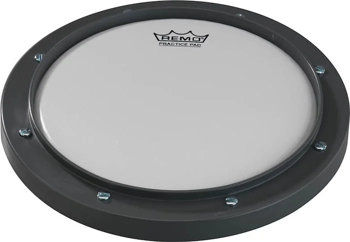 Practice Pad™ - Tunable, Grey, Ambassador® Coated Drumhead, 8"