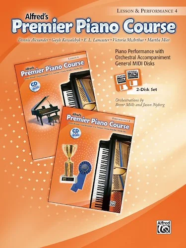 Premier Piano Course, GM Disk 4 for Lesson and Performance