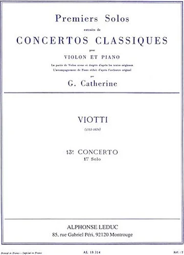 Premiers Solos Concertos Classiques No. 13