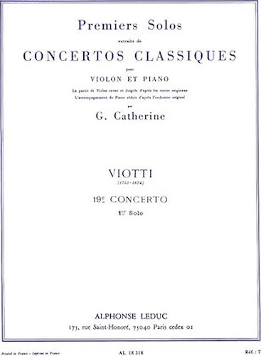 Premiers Solos Concertos Classiques No. 19