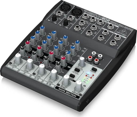 Premium 8-Input 2-Bus Mixer with Xenyx Mic Preamps