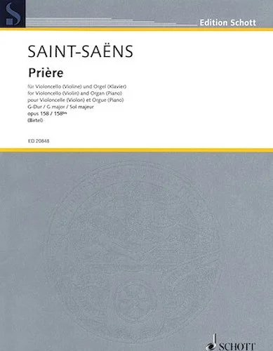Priere, Op 158
