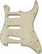 Primo Pickguard for Stratocaster, S-S-S Pickup Configuration<br>Parchment 3-Ply (P/B/P) .090