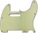 Primo Pickguard for Telecaster, S-S Pickup Configuration<br>Mint Green 3-Ply (MG/B/W) .090
