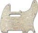 Primo Pickguard for Telecaster, S-S Pickup Configuration<br>Parchment Pearloid 4-Ply (PP/P/B/P) .100