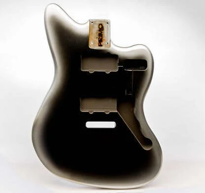 Primo Replacement Jazzmaster Body - Strat Trem - Black Frost<br>