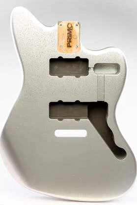 Primo Replacement Jazzmaster Body - Strat Trem - Silver Sparkle<br>
