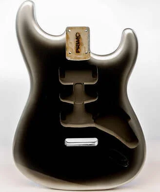 Primo Replacement Strat Body - Black Frost<br>
