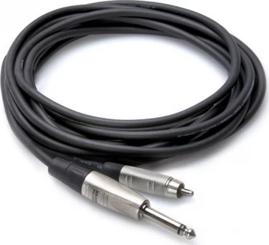PRO CABLE 1/4" TS - RCA 3FT