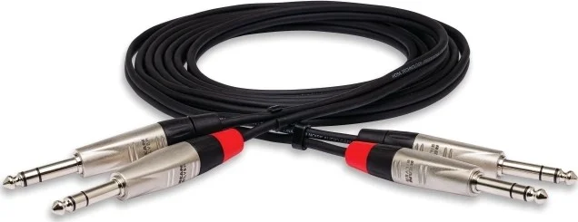 Pro Stereo Interconnect, Dual REAN 1/4 in. TRS to Same, 20 ft.