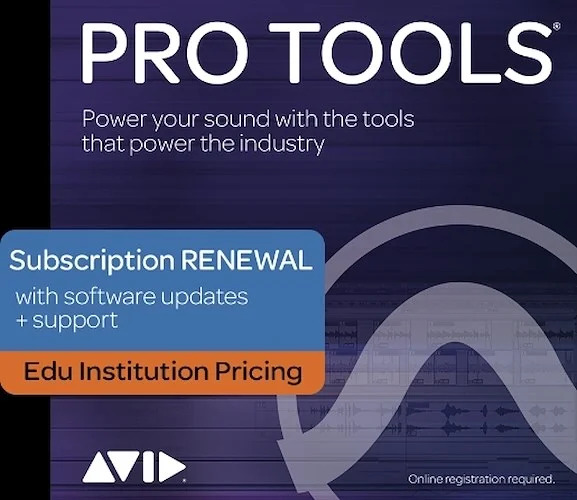 Pro Tools - 1-Year Subscription Renewal