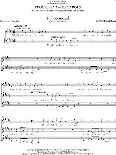 Procession and Carols