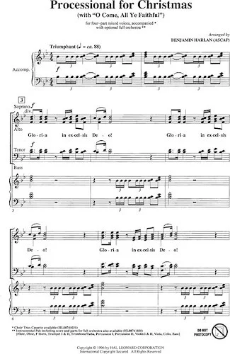 Processional for Christmas - (with "O Come, All Ye Faithful")