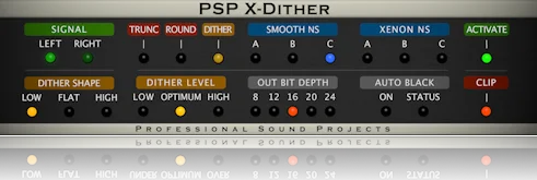 PSP X-Dither (Download) <br>High quality mastering dither and noise