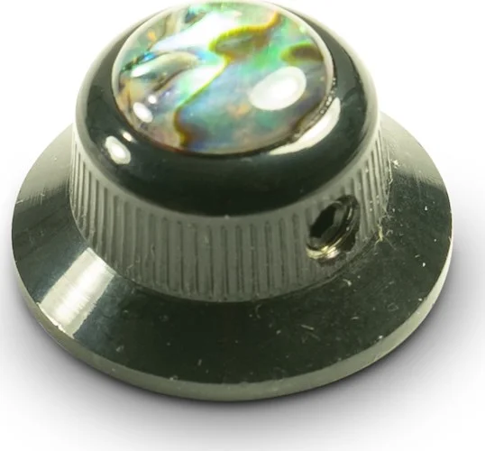 Q-Parts Knobs With Abalone Inlay - UFO Black