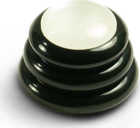 Q-Parts Knobs With White Acrylic Pearl Inlay - Ringo Black