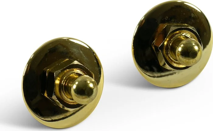 Q-Parts Straplock Set With Solid Metal Design - Gold