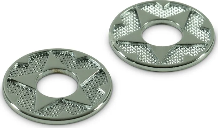 Q-Parts Straplock Ring Set With Western Design - Chrome