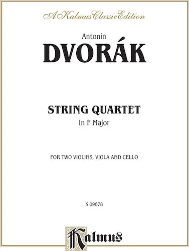 Quartet in F Minor, Opus 9: For Two Violins, Viola and Cello