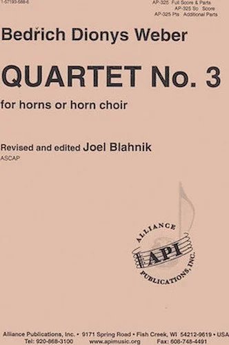 Quartet No. 3 - Fr Hn Qt