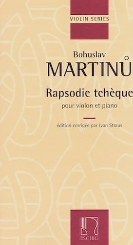 Rapsodie Tcheque For Violin And Piano (rhapsody)