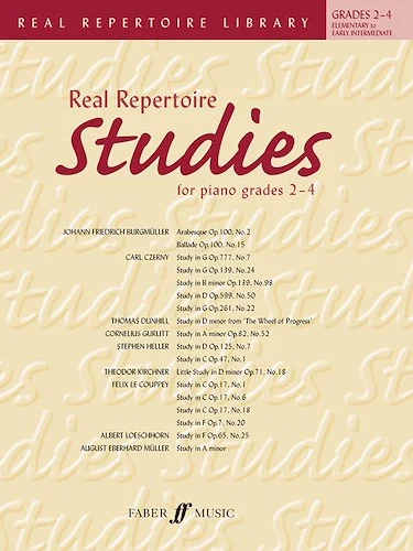 Real Repertoire Studies for Piano Grades 2-4: Elementary to Early Intermediate