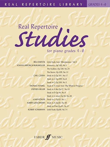 Real Repertoire Studies for Piano Grades 4-6: Early to Late Intermediate