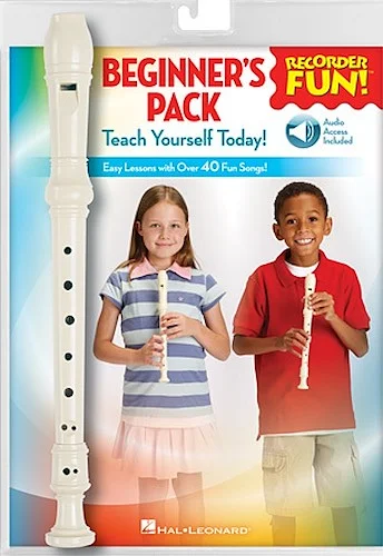 Recorder Fun! Beginner's Pack - Teach Yourself Today - Easy Lessons with Over 40 Fun Songs!