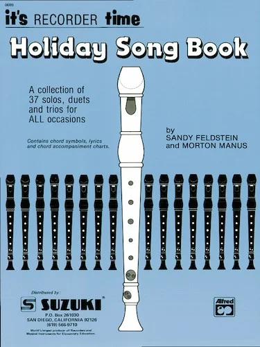 Recorder Holiday Songbook (Suzuki Corp. Edition)