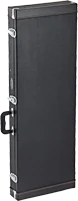 Rectangular Electric Guitar Economy Hardshell Case - 15 mm Velvet Padding - Black w/ Chrome Hardware