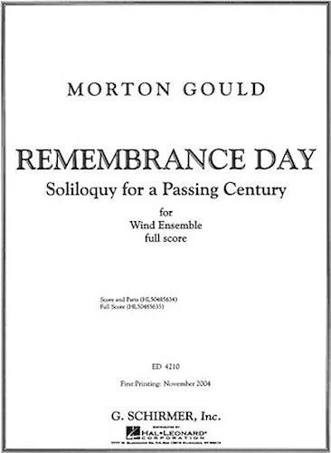 Remembrance Day - Full Score