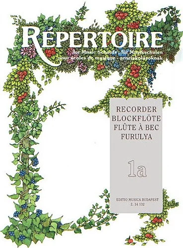Repertoire for the Recorder - Volume 1A