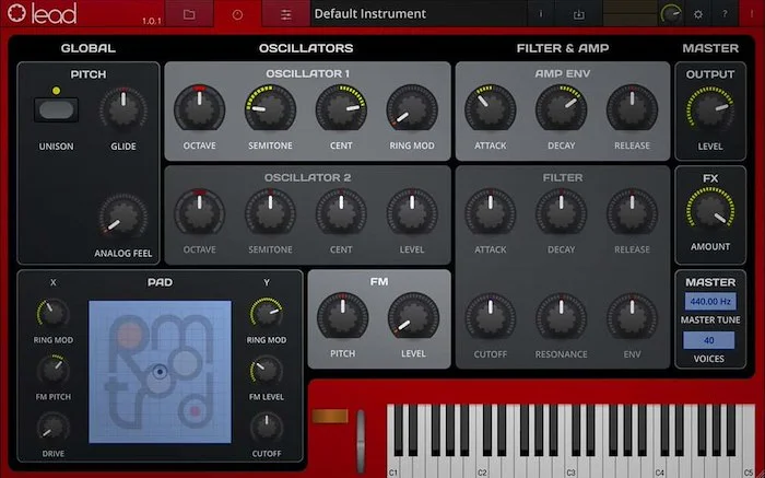 RetroMod LEAD (Download) <br>Six Clavia instruments sampled