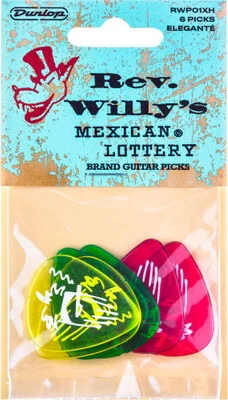 REV. WILLY'S MEXICAN LOTTERY BRAND GUITAR PICKS