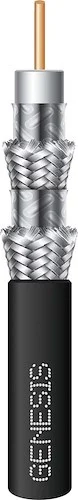 RG6 Quad Shield Coax 500' Box Black