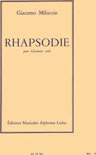 Rhapsody (solo Clarinet)