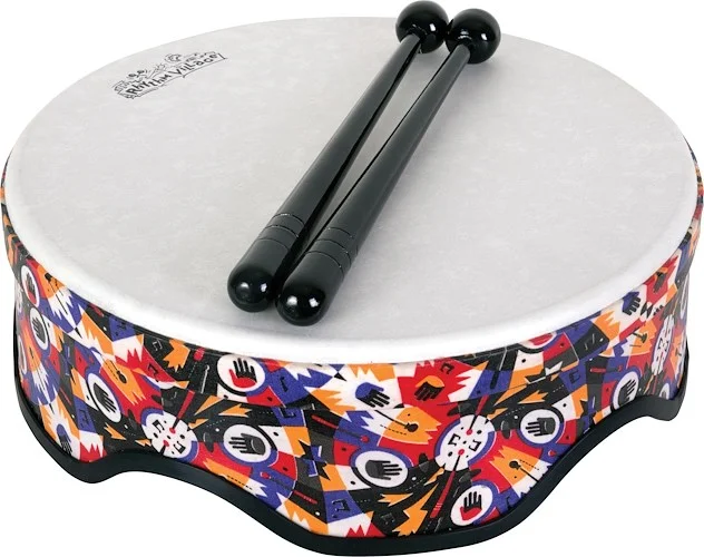 Rhythm Village Benkadi Club Series Rally Drum with Mallets. 14"