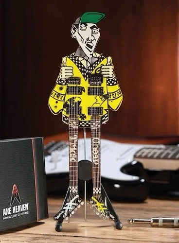 Rick Nielsen(TM) Uncle Dick Doubleneck Model - Miniature Guitar Replica Collectible